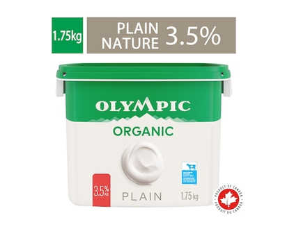 Olympic Organic Plain Yogurt 3.5% - 1.75 KG