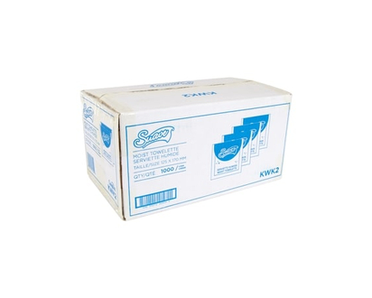 Moist Towelette 125mm x 170mm 1000/Case - 1.0 EA