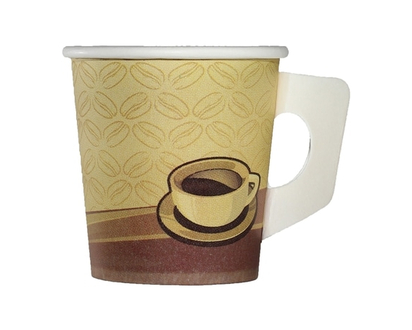 Conglom 4oz Paper Cups with Handle, 20 Per Pack - 20.0 EA
