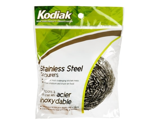 Stainless Steel Scourers (60g) 12/Pack - 12.0 EA