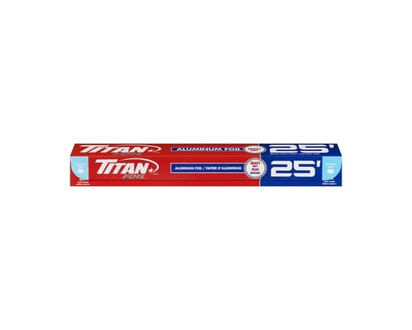 Titan Aluminum Foil Heavy Duty 25ft (2.32 M²) - 1.0 EA