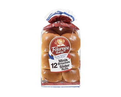 La Fournée Dorée Mini Brioches (12) - 480.0 G