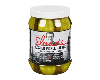 Elman's Kosher Pickle Halves - 1.0 L