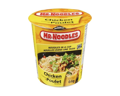 Mr Noodles Noodles in a Cup, Chicken - 64.0 G