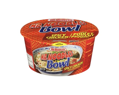 Mr Noodles Noodles in a Bowl, Spicy Chicken - 110.0 G