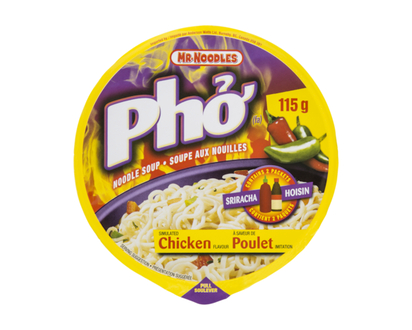 Mr Noodles Soupe aux nouilles Pho poulet - 115.0 G