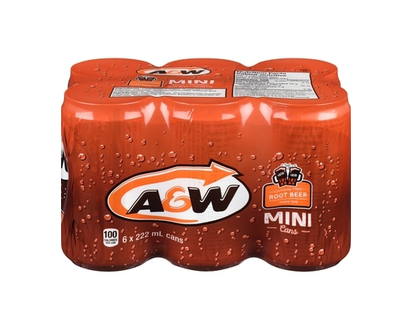 A&W Rootbeer, case - 222.0 ML