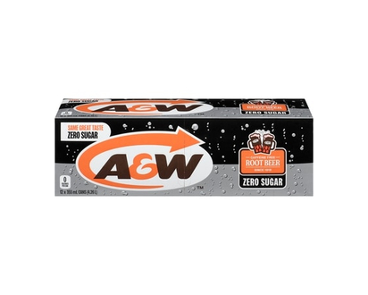 A&W Zero Sugar Root Beer - 355.0 ML
