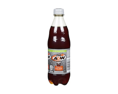 A&W Diet Root Beer Caffeine Free - 500.0 ML