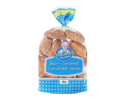 Mrs Dunster Croissant-shaped Doughnuts, Plain Sugar - 12.0 EA