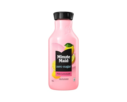 Minute Maid Zero Sugar Pink Lemonade Bottle - 1.54 L