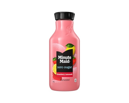 Minute Maid Zero Sugar Strawberry Lemonade Bottle - 1.54 L