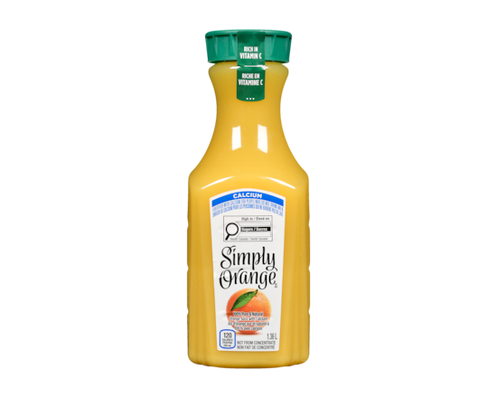 100% Pure & Natural Orange Juice With Calcium - 1.36 L