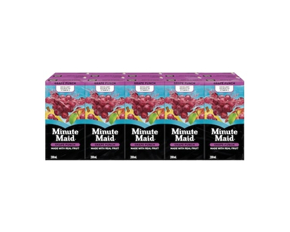 Minute Maid Grape Punch Cartons - 200.0 ML