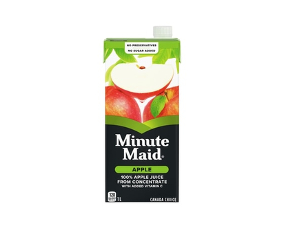 Minute Maid Apple Juice Carton - 1.0 L