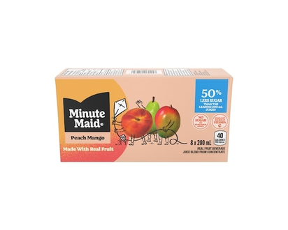 Minute Maid Peach Mango Cartons - 200.0 ML