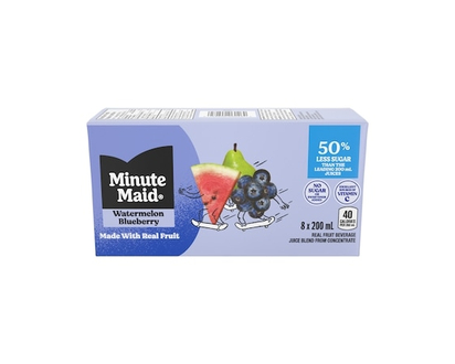 Minute Maid Watermelon Blueberry Cartons - 200.0 ML