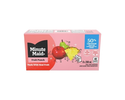 Minute Maid Fruit Punch Cartons - 200.0 ML