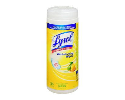 Lysol Lingettes désinfectantes pour surfaces, agrumes - 35.0 EA