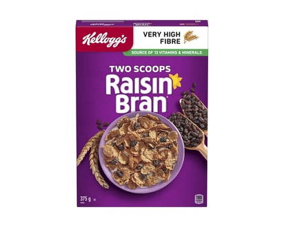 Kelloggs Raisin Bran Cereal - 375.0 G