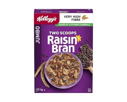 Kelloggs Raisin Bran Cereal Jumbo - 1.01 KG