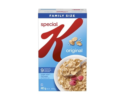 Kelloggs Special K Cereal Original Family Size - 485.0 G
