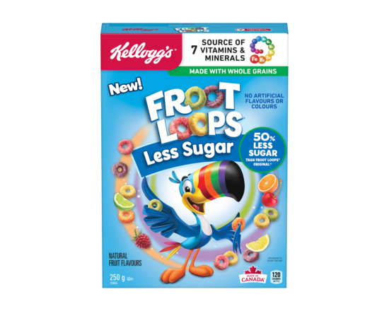 Froot Loops Cereal Less Sugar - 250.0 G