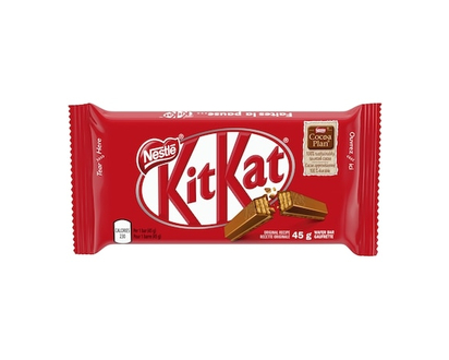 Kit Kat Barre KITKAT 4 bâtonnets Chocolat au lait - 45 G