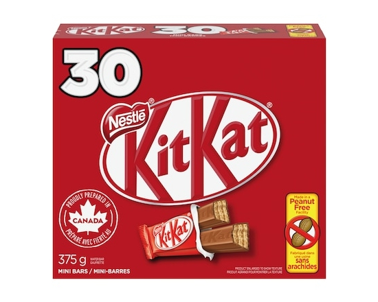 Minibarres KITKAT Emballage de 30 - 1.0 EA
