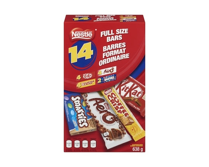 Nestlé Chocolate Assorted Full-Sized Bars - 638.0 G