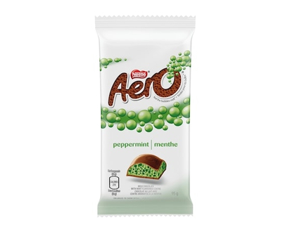 Aero Nestlà© Milk Chocolate, Peppermint - 95.0 G