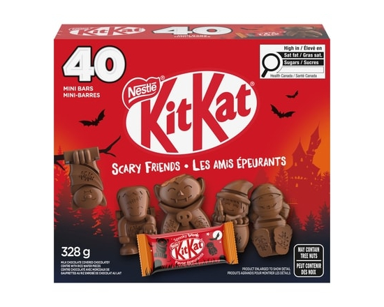 Nestlé KITKAT Halloween Scary Friends, Milk Chocolate - 328.0 G