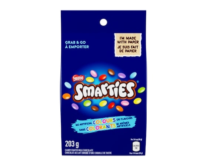 Nestlé Smarties Chocolat Au Lait Et Coquille Sucrée - 203.0 G