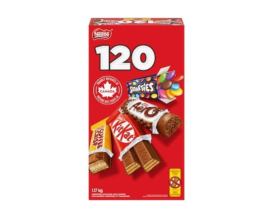 Nestlé KITKAT, AERO, SMARTIES, COFFEE CRISP Mini Bars & Candies - 1.17 KG