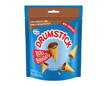 Nestlé Drumstick Bites, Milk Chocolatey Wafer Cone Bites - 76.0 G