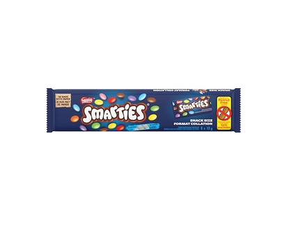 Nestlé Smarties Snack Size, Milk Chocolate, Peanut-Free Facility - 80.0 G