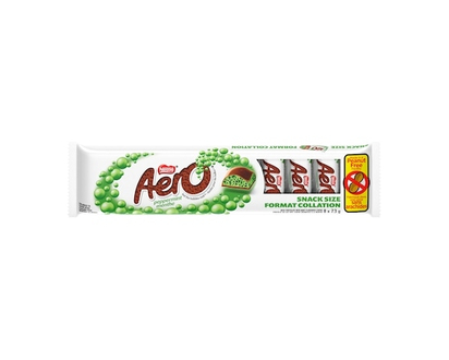 Nestlé Aero Peppermint Snack Size, Milk Chocolate, Peanut-free - 58.4 G