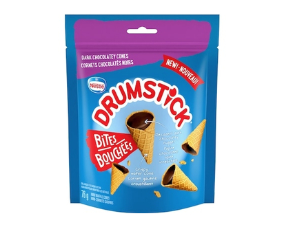 Nestlé Drumstick Bites, Dark Chocolatey Wafer Cone Bites - 76.0 G