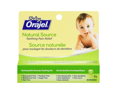 Orajel Natural Source Teething Pain relief Gel - 9 G