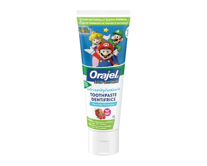 Orajel Kids Super Mario Anti-Cavity Fluoride Toothpaste - 119 G
