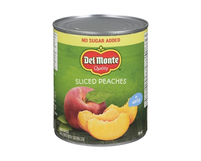 Del Monte No Sugar Added Peach Slices - 796.0 ML