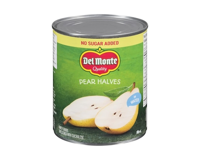 Del Monte No Sugar Added, Pear, Halves - 796.0 ML
