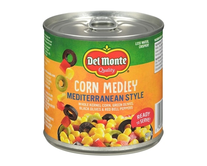 Del Monte Corn Medley Mediterranean Style - 398.0 ML