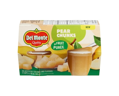 Del Monte Pear Chunks In Pear Purà©e - 90.0 ML