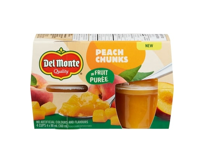 Del Monte Peach Chunks In Peach Purà©e - 90.0 ML