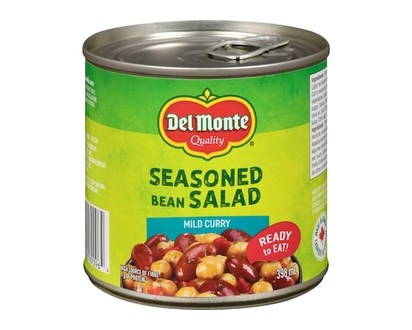 Del Monte Seasoned Bean Salad Mild Curry - 398.0 ML