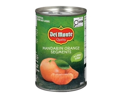 Del Monte Mandarin Orange Segments In Light Syrup - 398.0 ML