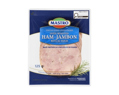 Mastro Oven Roasted Ham With Rosemary - 125.0 G