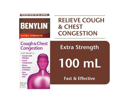 Benylin Extra Strength Cough and Chest Congestion Syrup - 100.0 ML