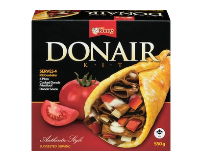 Bonte Donair Bonte Foods Donair Kit Authentic Style - 550.0 G
